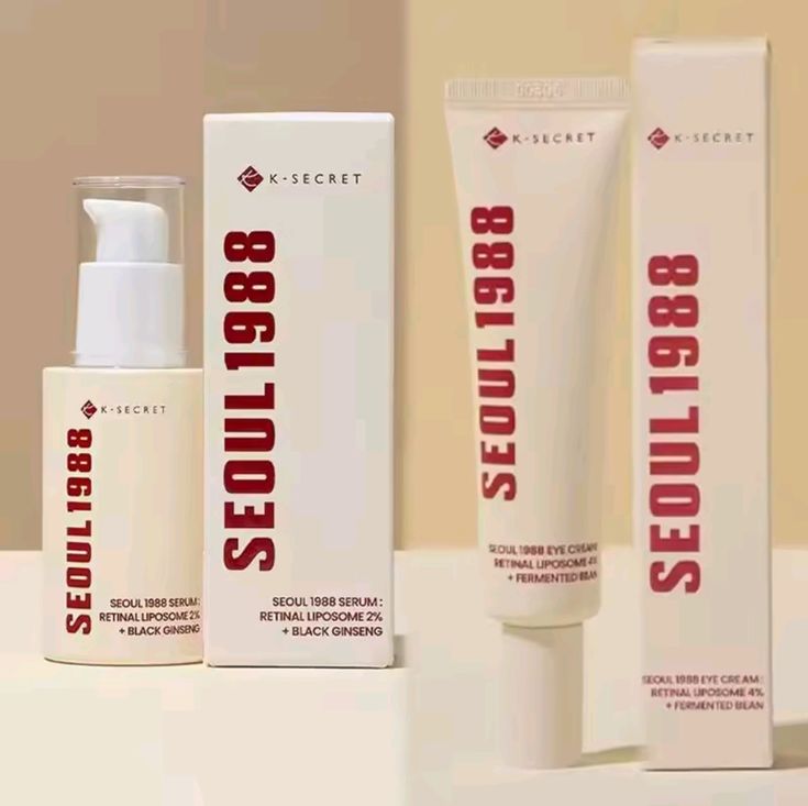 Retinol Anti Aging Wrinkle Skincare and under eye serum